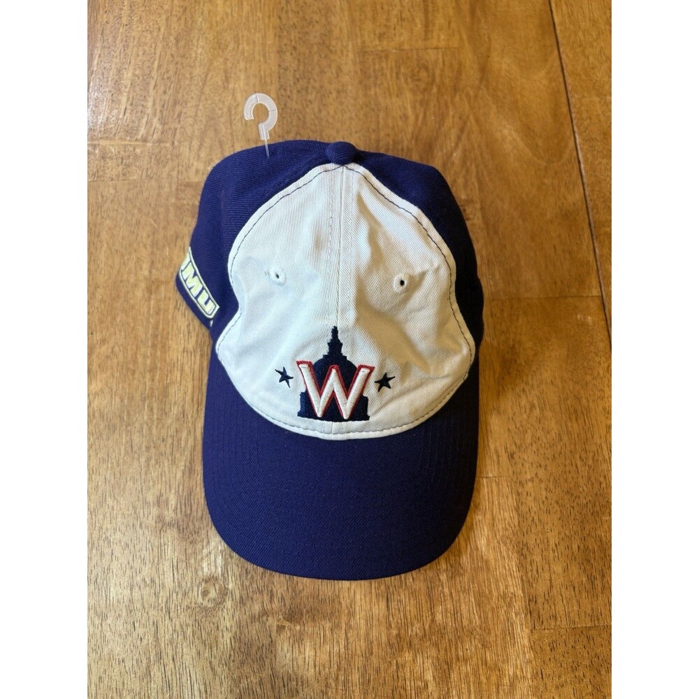 Washington Nationals Hat Cap Strap Back Purple White James Madison University